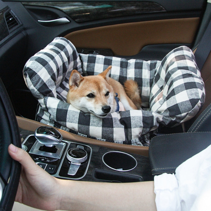 Safety Portable Leisure Outing Pet Bolster Large Dog Car Seat Bed