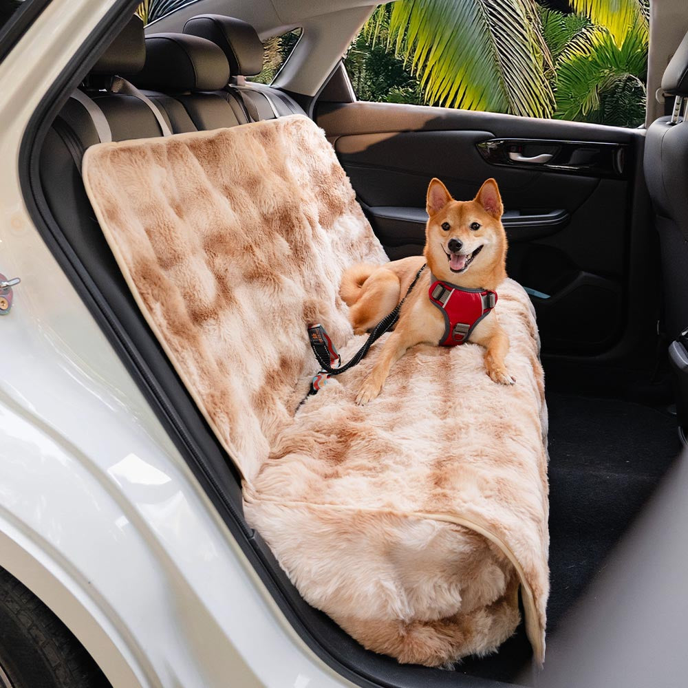Safety Sofa Fluffy Cozy Calming Pet Blanket Car Seat Protector Cover- Surestep