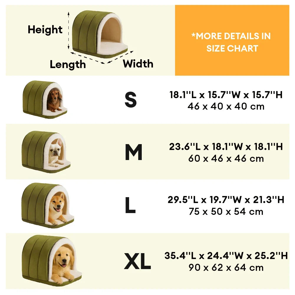 Pet Cave-Style Warm Deep Sleeping Snug Cat Cave Dog House