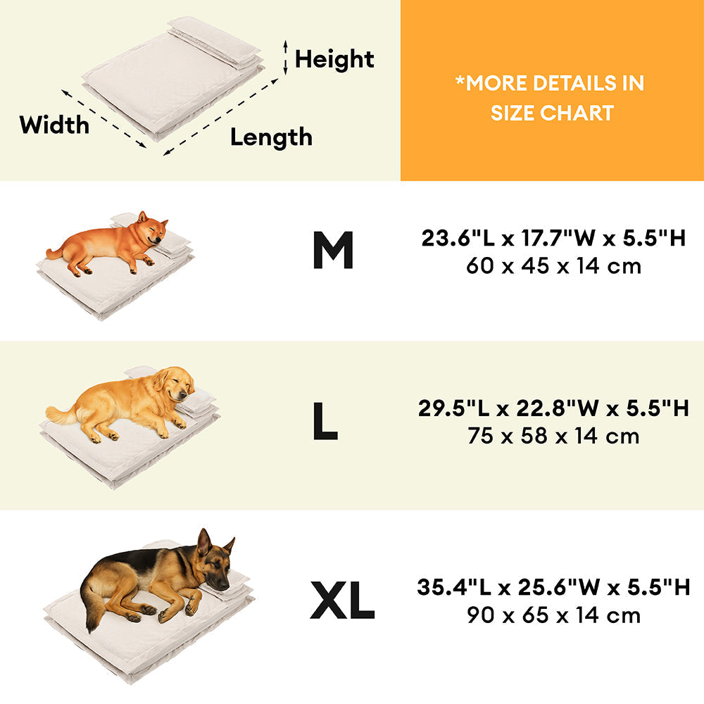 Pet Anti-Anxiety with Sponge Support Deep Sleeping Dog Bed