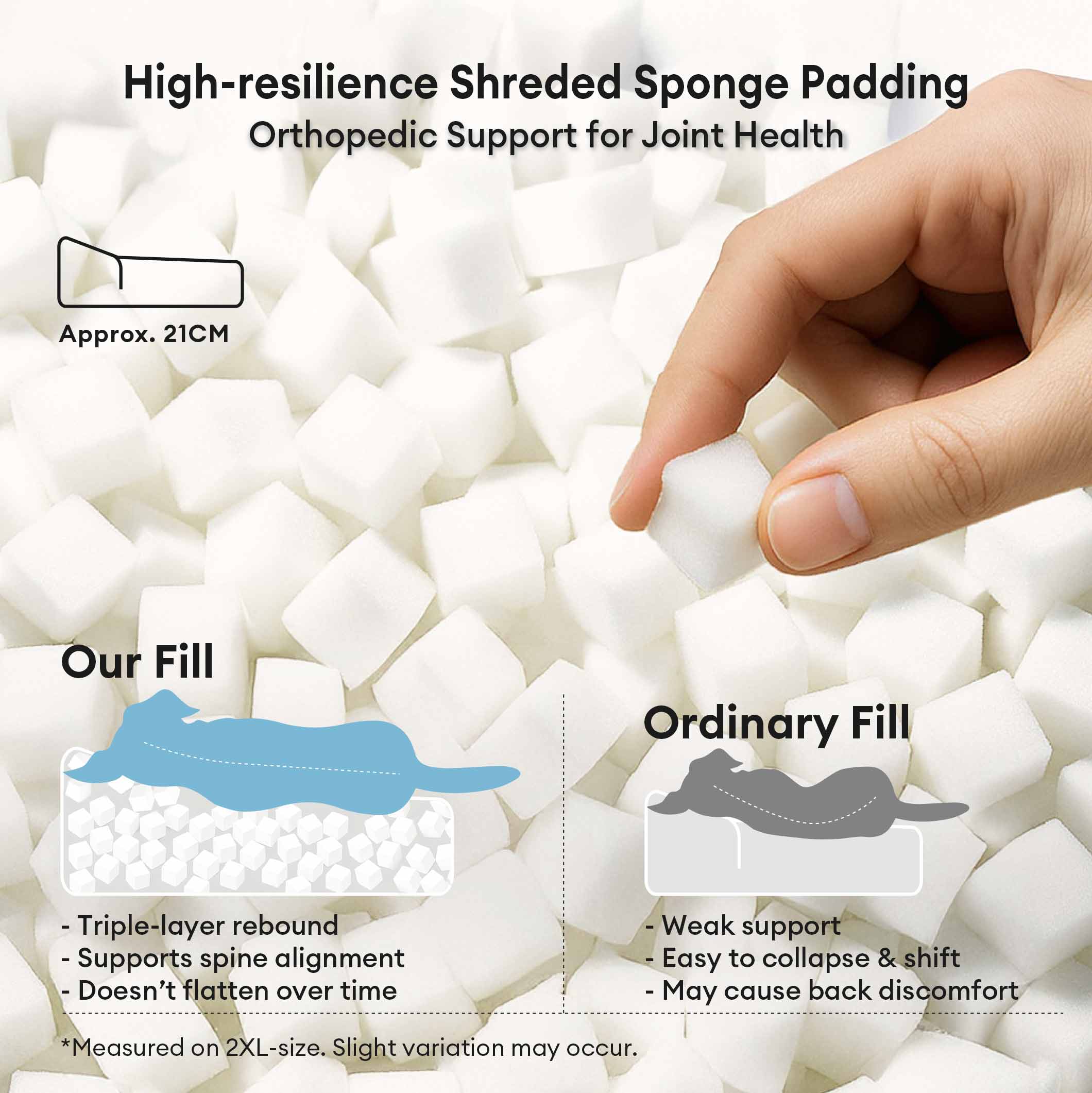 Pet Large Thick Scratch-resistant Spine Protection Dog Cushion Bed