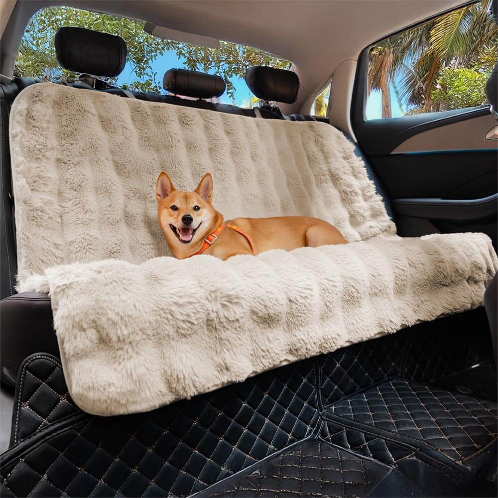 Safety Sofa Fluffy Cozy Calming Pet Blanket Car Seat Protector Cover- Surestep