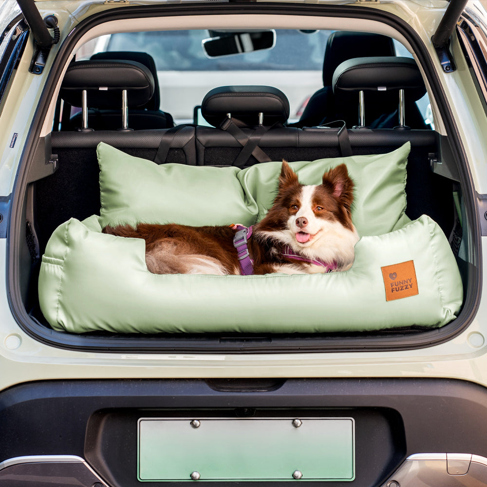 Pet Travel Bolster Safety Waterproof Medium Large Dog Car Back Seat Bed