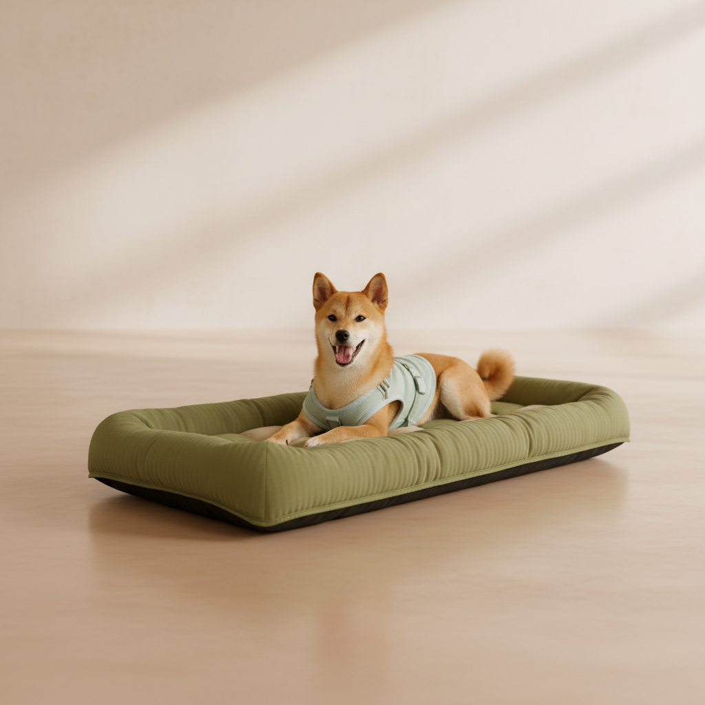 Pet Travel Bolster Safety Back Seat Large Dog Car Seat Bed - Chessboard Lounge