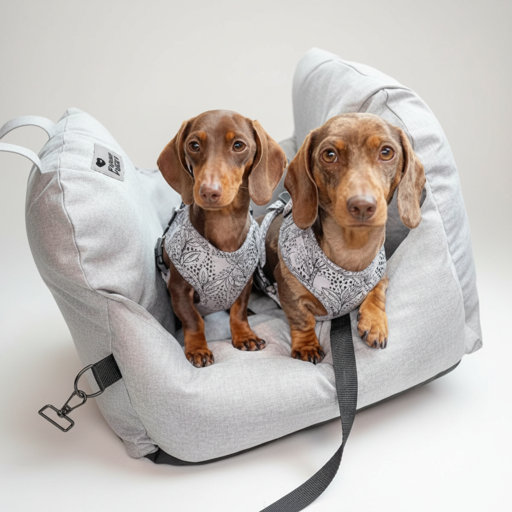 Pet Safety Dog Car Seat Bed - First Class