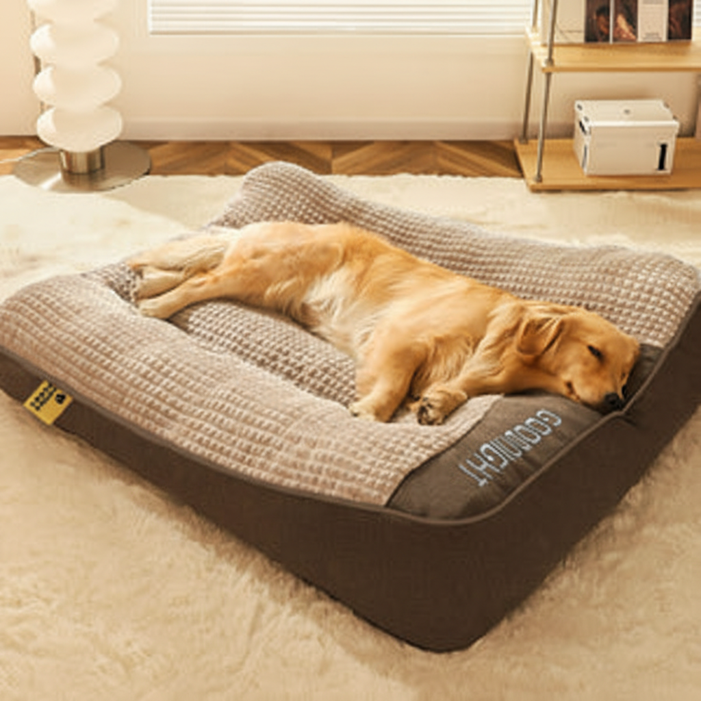 Pet Large Thick Scratch-resistant Spine Protection Dog Cushion Bed