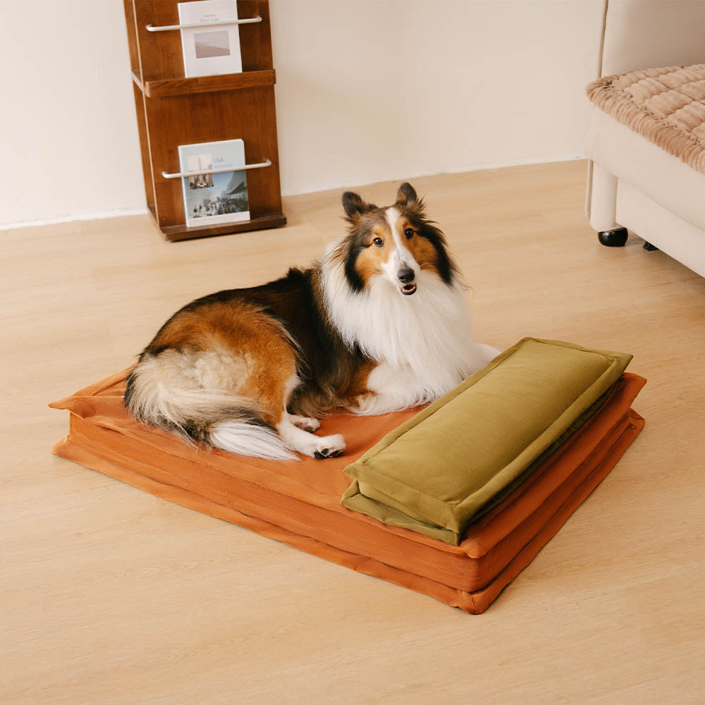 Pet Anti-Anxiety with Sponge Support Deep Sleeping Dog Bed