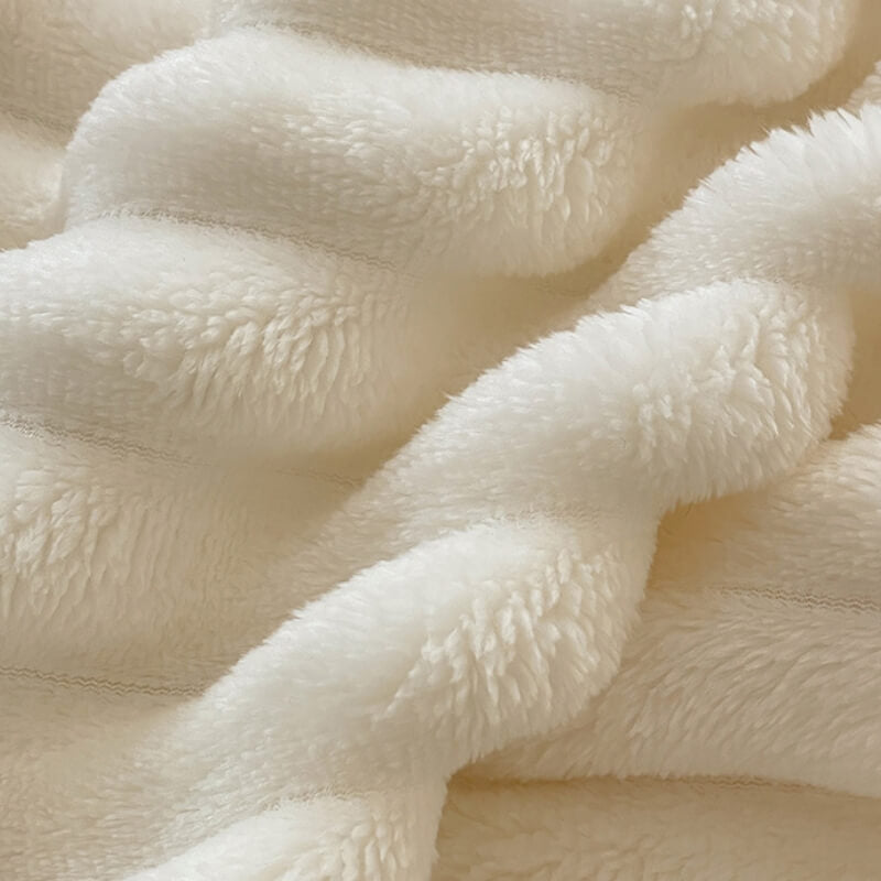 Pet Cream Fluffy Comfort Orthopedic Dog and Cat Sofa Bed