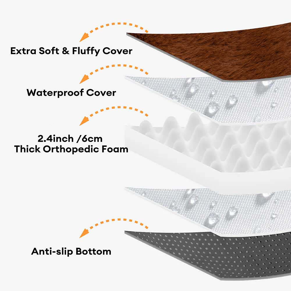 Pet Creamy Plush Super Large Donut Human Dog Bed - Cuddle Cradle