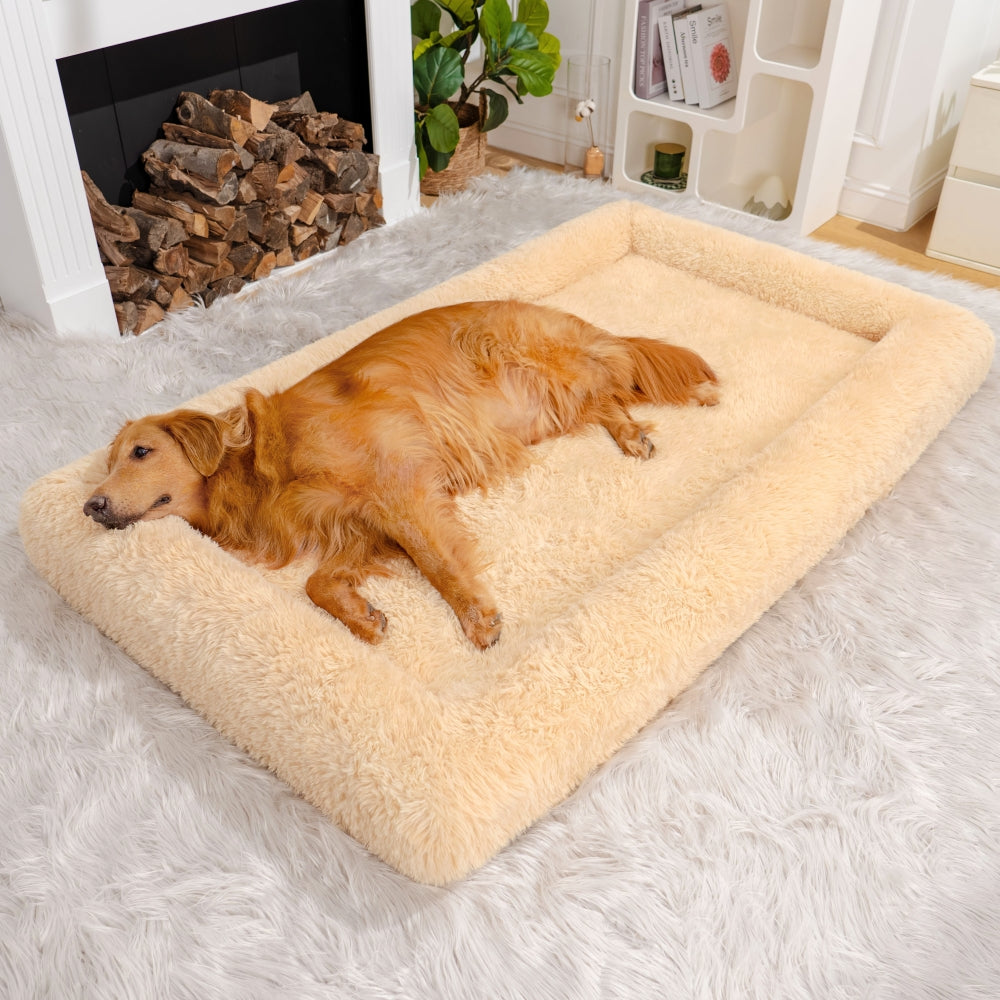 Pet Luxury Super Large Sleep Deeper Oval Bed Human Dog Bed