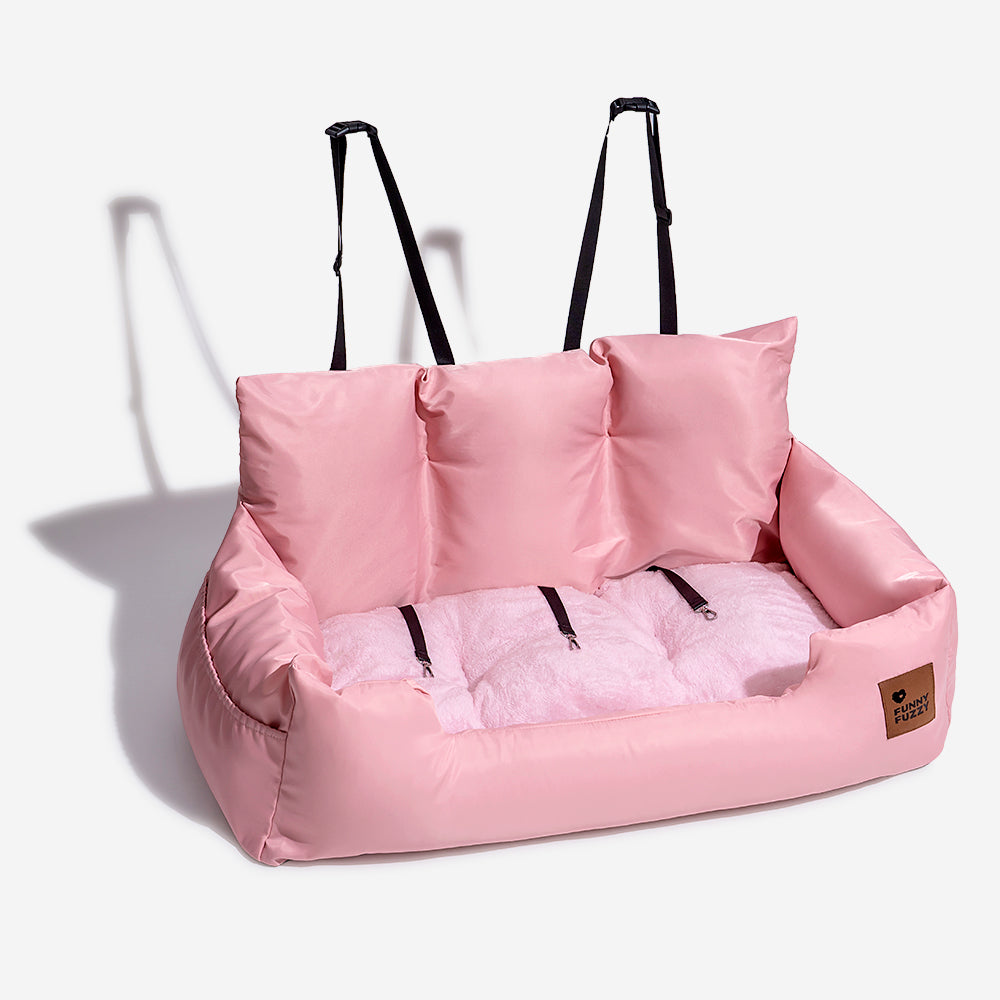 Pet Travel Bolster Safety Medium Large Dog Car Back Seat Bed