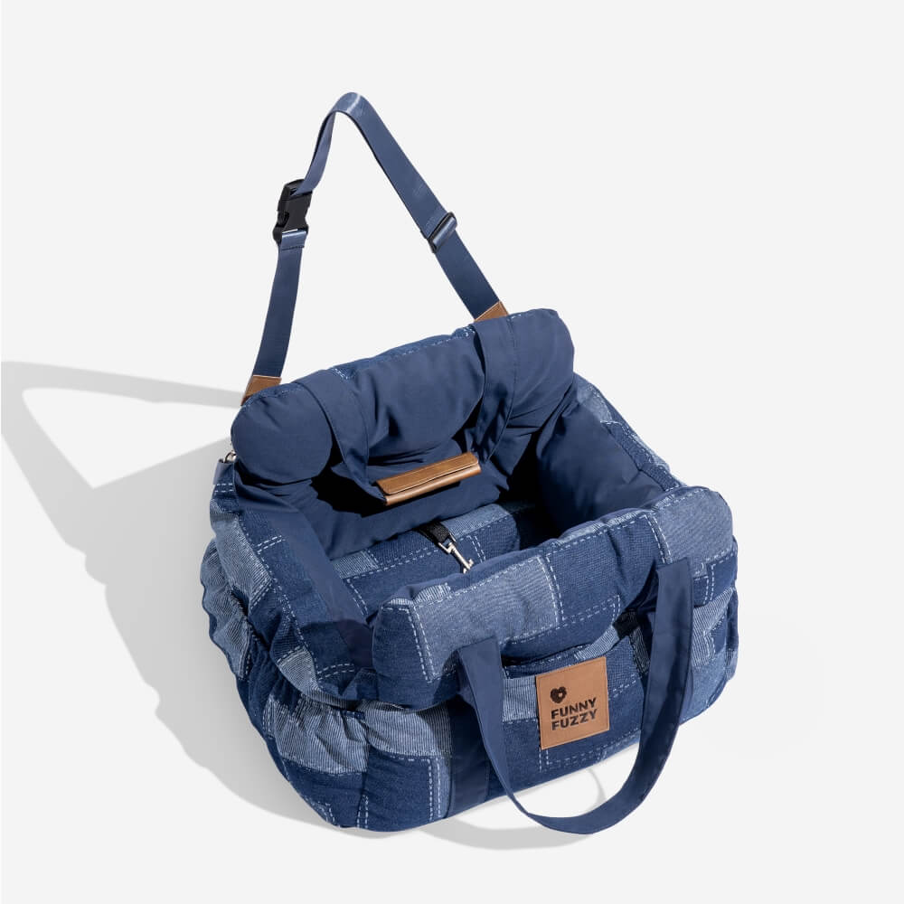 Safety Portable Leisure Outing Pet Bolster Large Dog Car Seat Bed