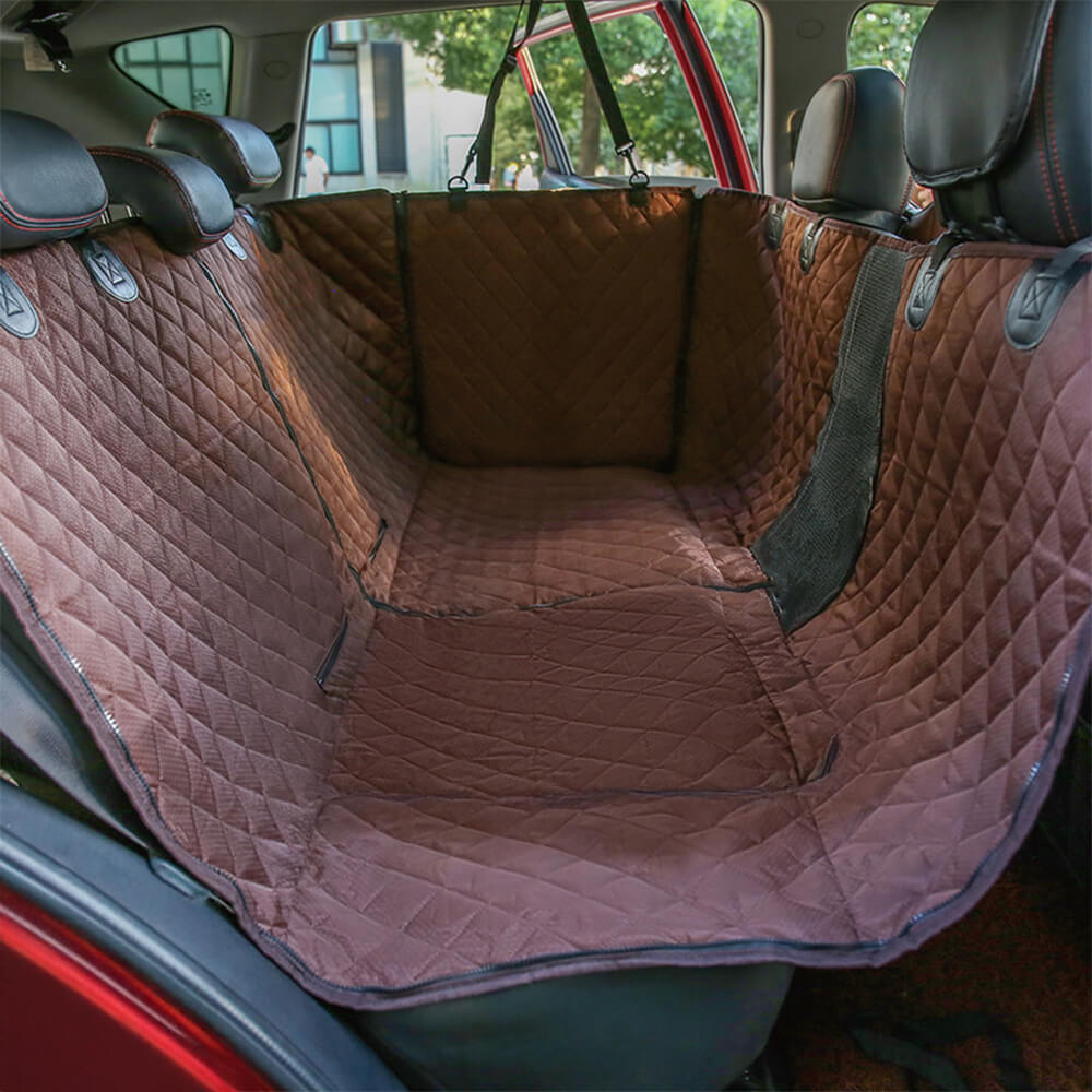 Safety Sofa Waterproof Multi-Use Car Dog Seat Cover – Convertible Back Seat Protector for Pets