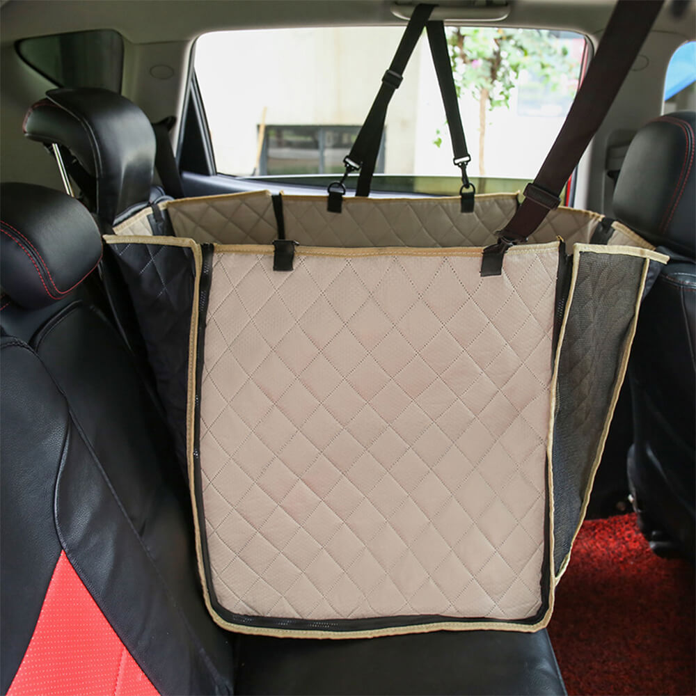 Safety Sofa Waterproof Multi-Use Car Dog Seat Cover – Convertible Back Seat Protector for Pets