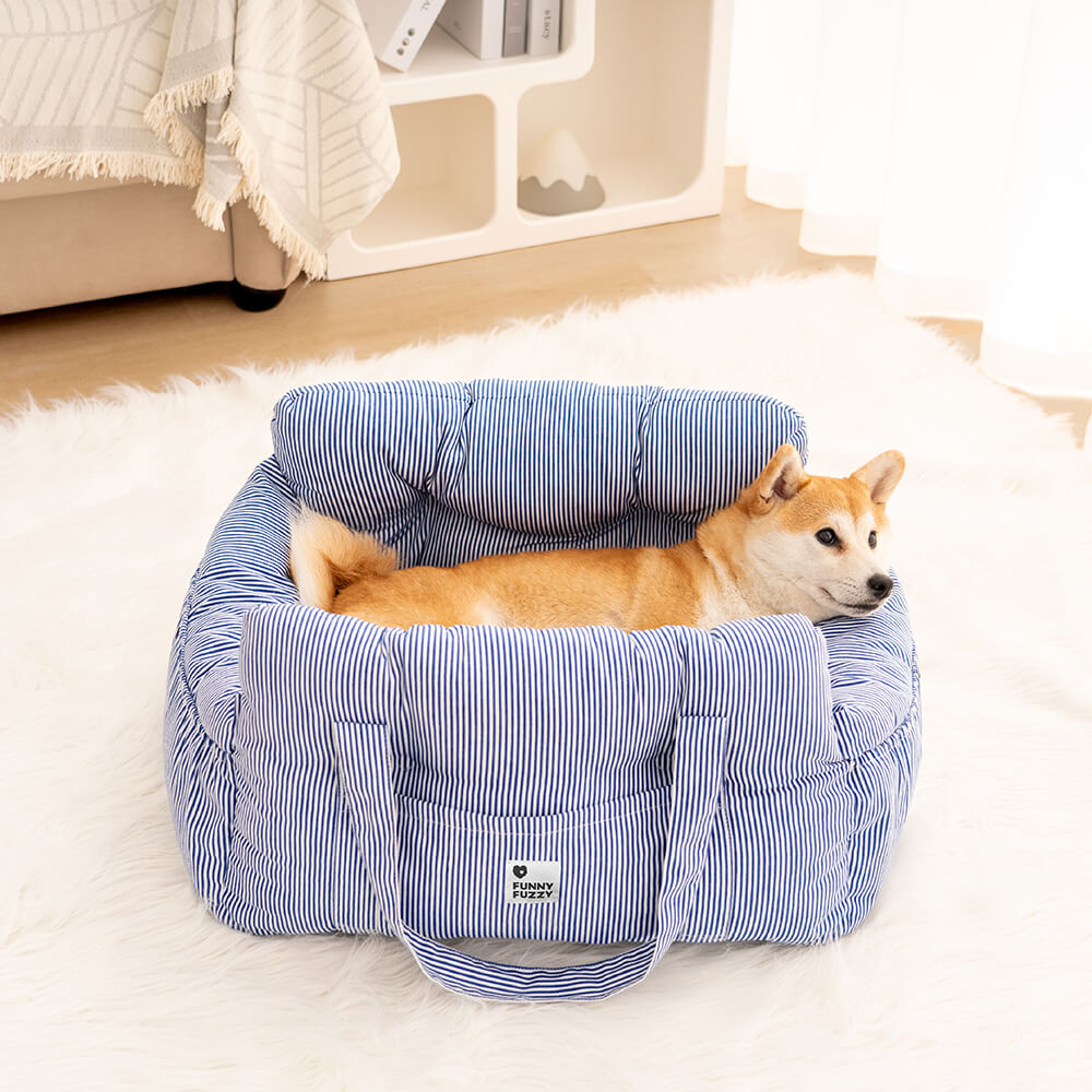 Safety Portable Leisure Outing Pet Bolster Large Dog Car Seat Bed