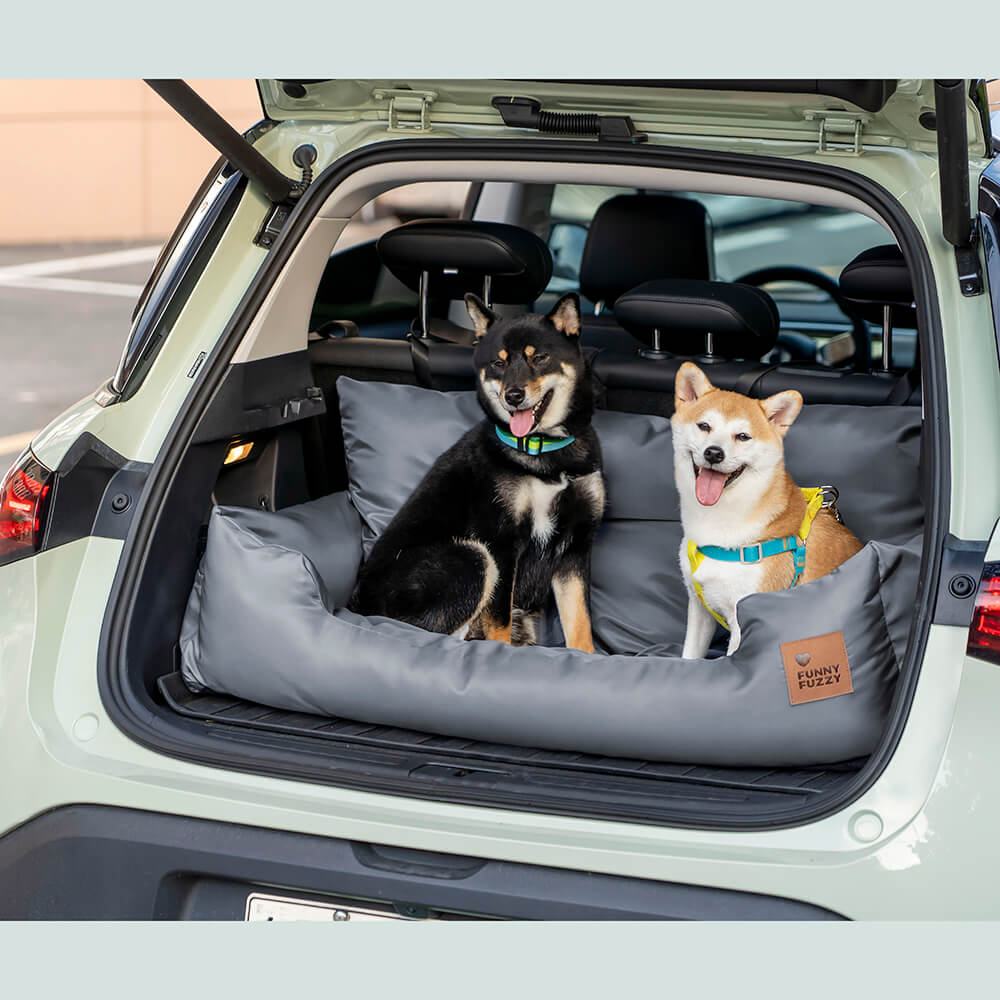 Pet Travel Bolster Safety Medium Large Dog Car Back Seat Bed