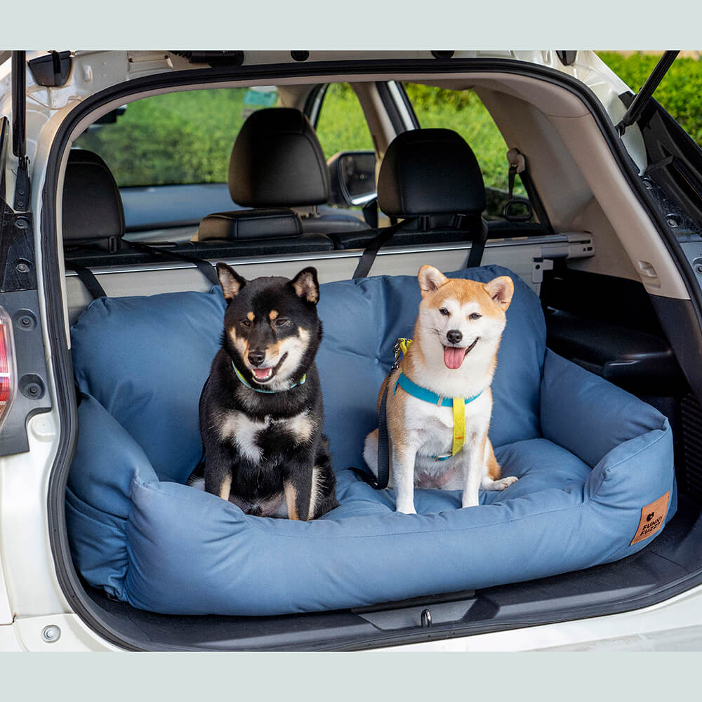 Pet Travel Bolster Safety Medium Large Dog Car Back Seat Bed
