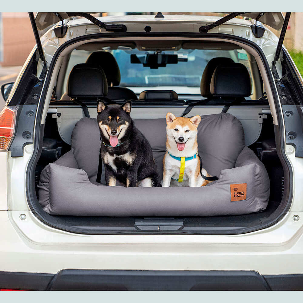Pet Travel Bolster Safety Medium Large Dog Car Back Seat Bed