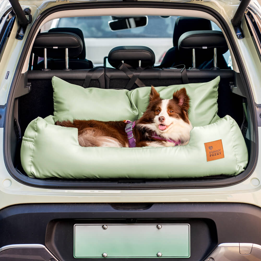 Pet Travel Bolster Safety Medium Large Dog Car Back Seat Bed