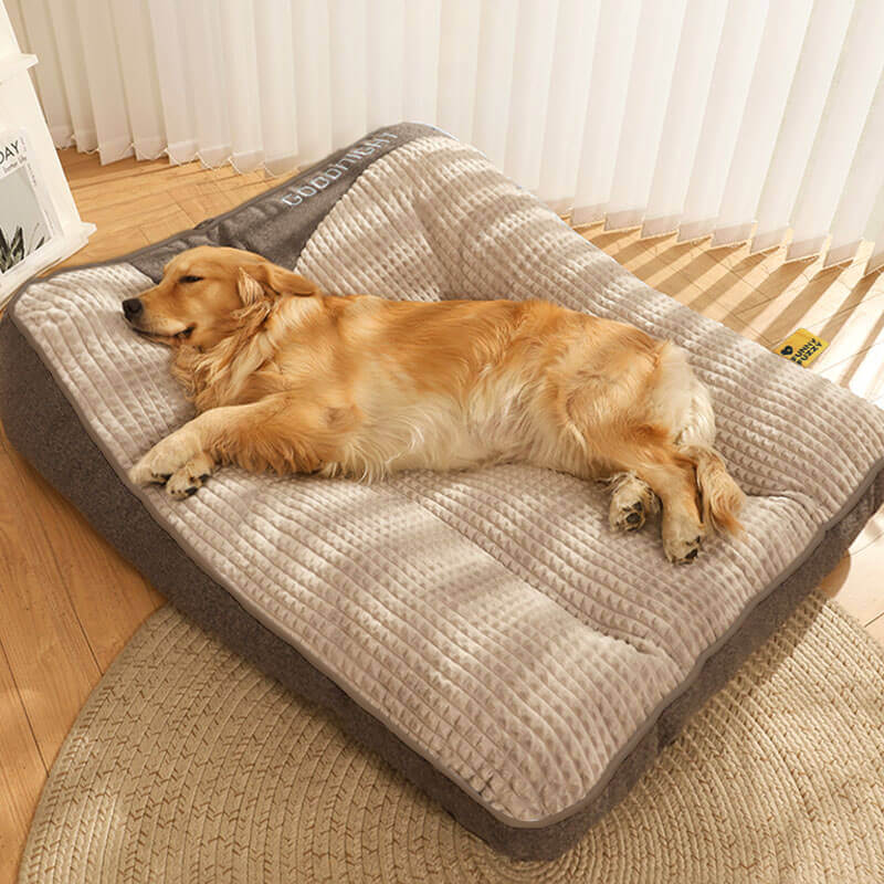 Pet Large Thick Scratch-resistant Spine Protection Dog Cushion Bed