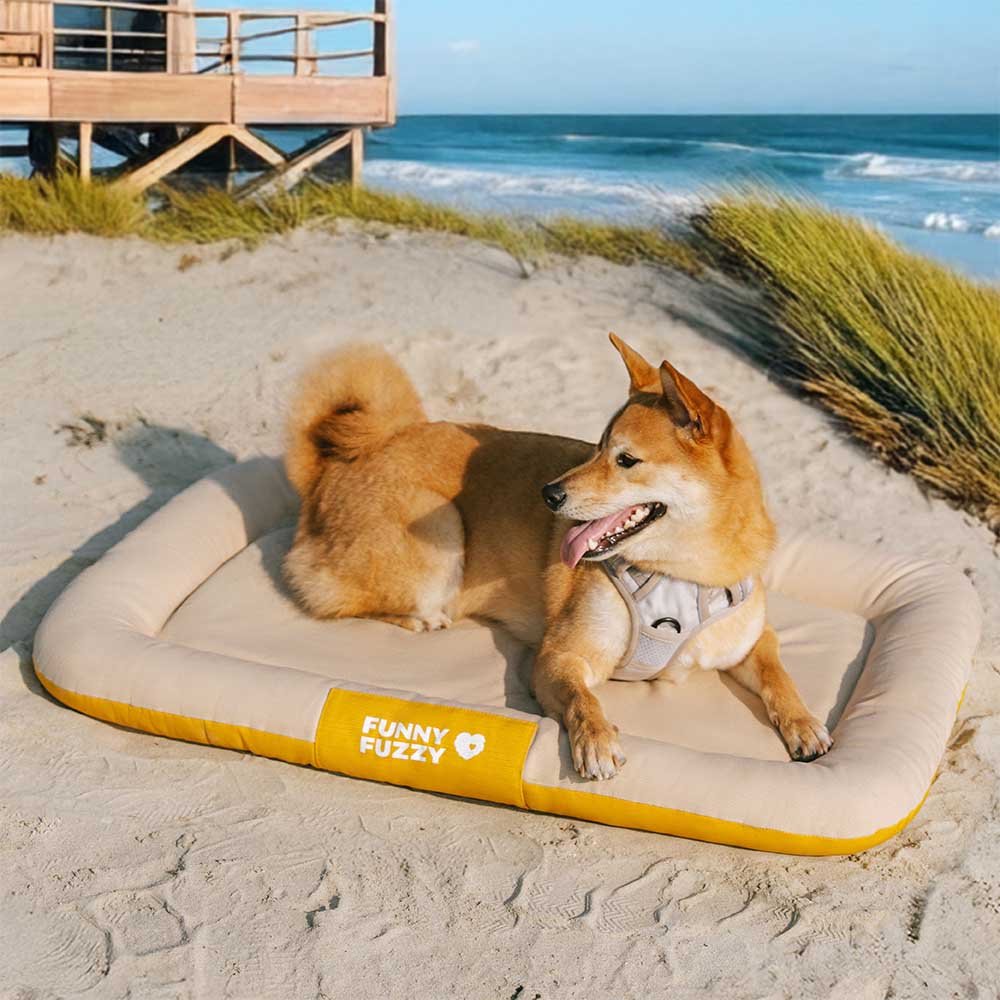 Pet Outdoor Waterproof & Chew-proof Memory Foam Orthopedic Dog Mat - Trek Lounge