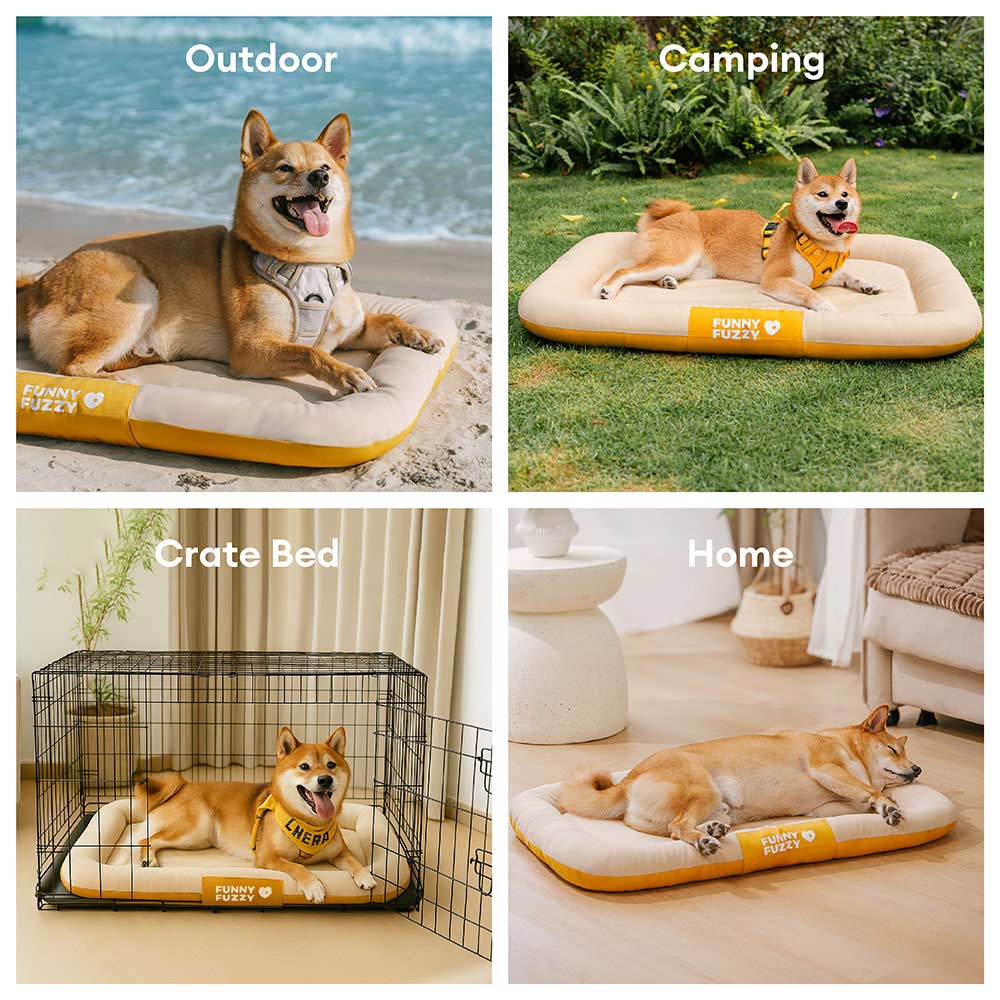 Pet Outdoor Waterproof & Chew-proof Memory Foam Orthopedic Dog Mat - Trek Lounge