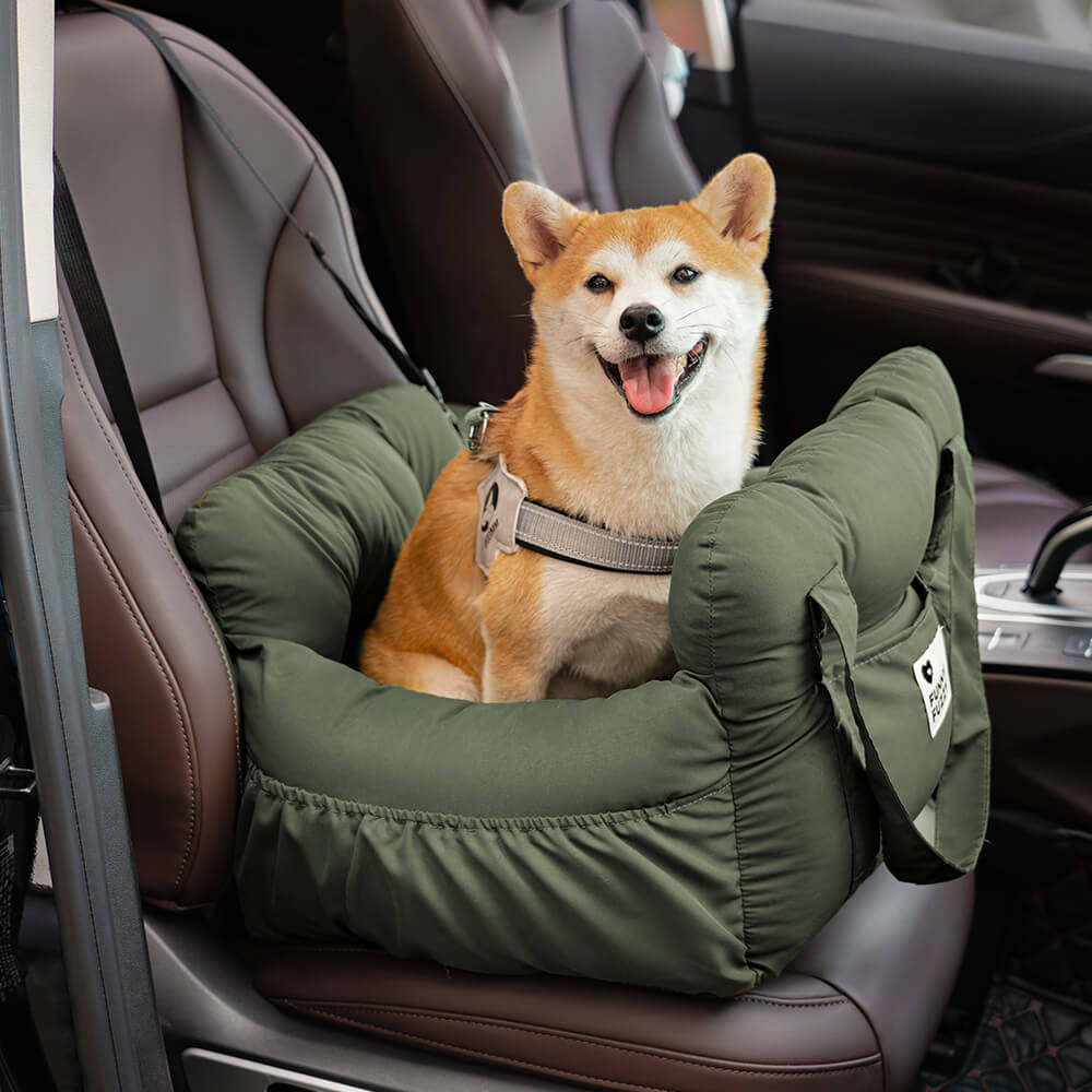 Safety Portable Leisure Outing Pet Bolster Large Dog Car Seat Bed