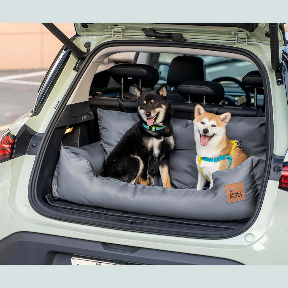 Pet Travel Bolster Safety Waterproof Medium Large Dog Car Back Seat Bed