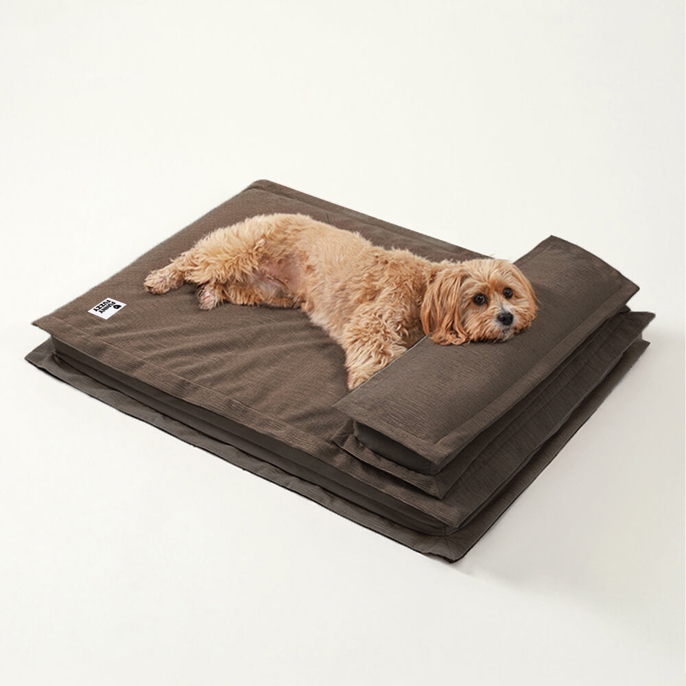 Pet Anti-Anxiety with Sponge Support Deep Sleeping Dog Bed