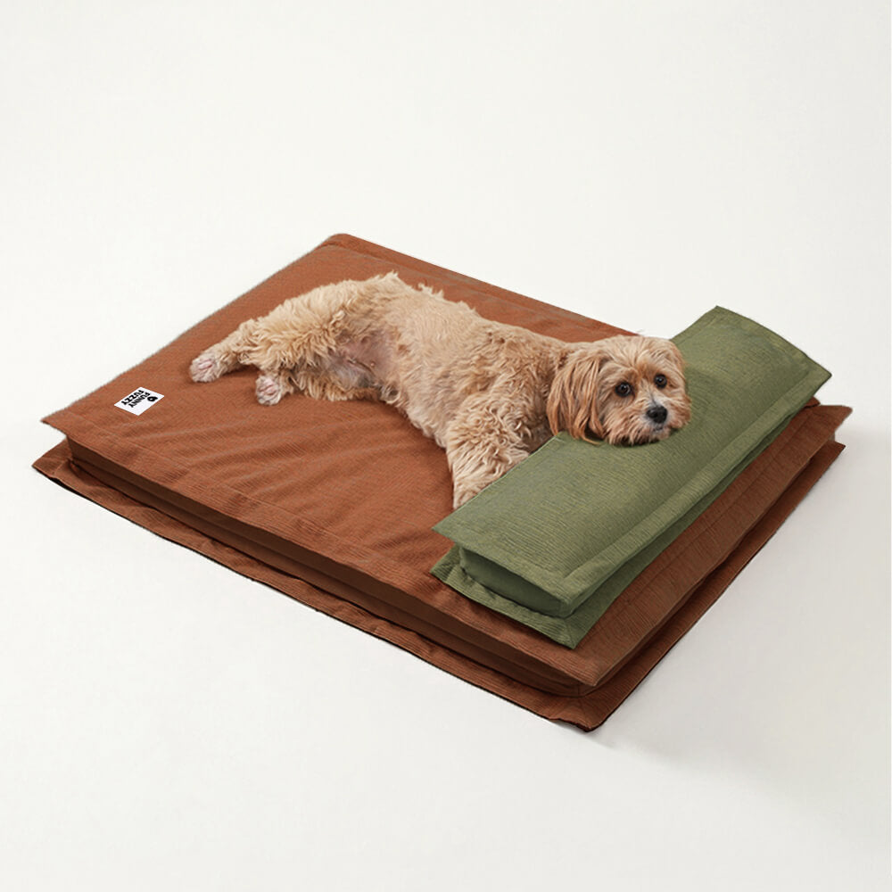 Pet Anti-Anxiety with Sponge Support Deep Sleeping Dog Bed