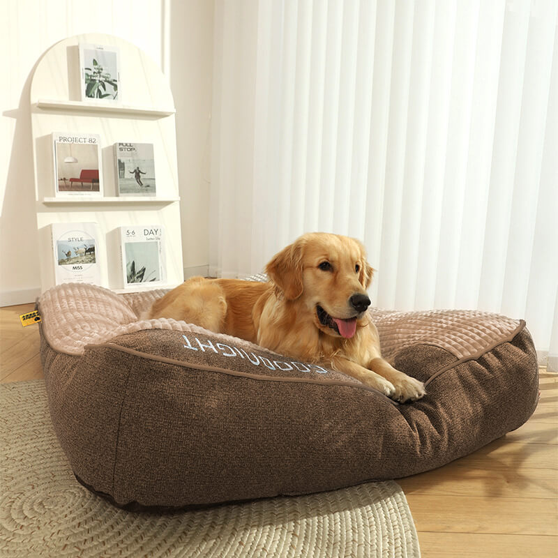 Pet Large Thick Scratch-resistant Spine Protection Dog Cushion Bed