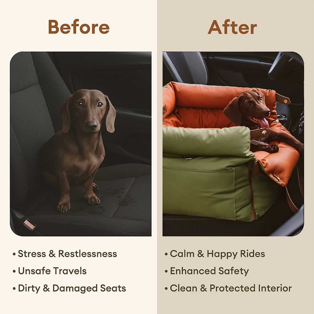 Pet Safety Urban Voyager Dog Car Booster Bed