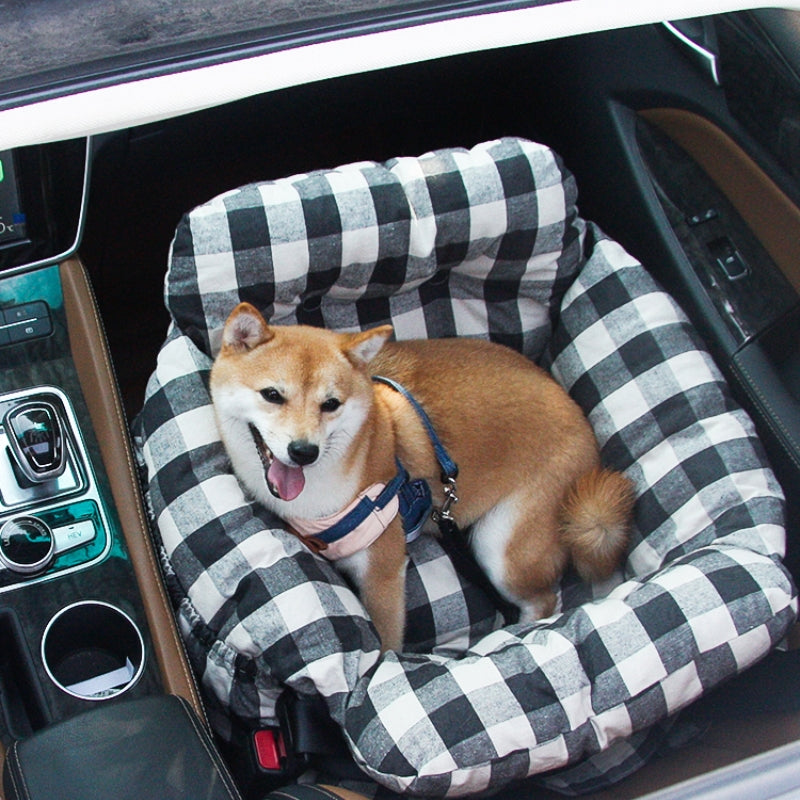 Safety Portable Leisure Outing Pet Bolster Large Dog Car Seat Bed
