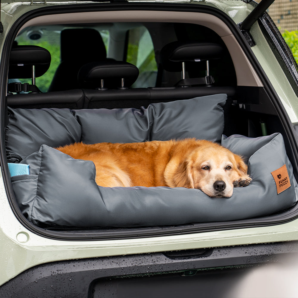 Pet Travel Bolster Safety Medium Large Dog Car Back Seat Bed