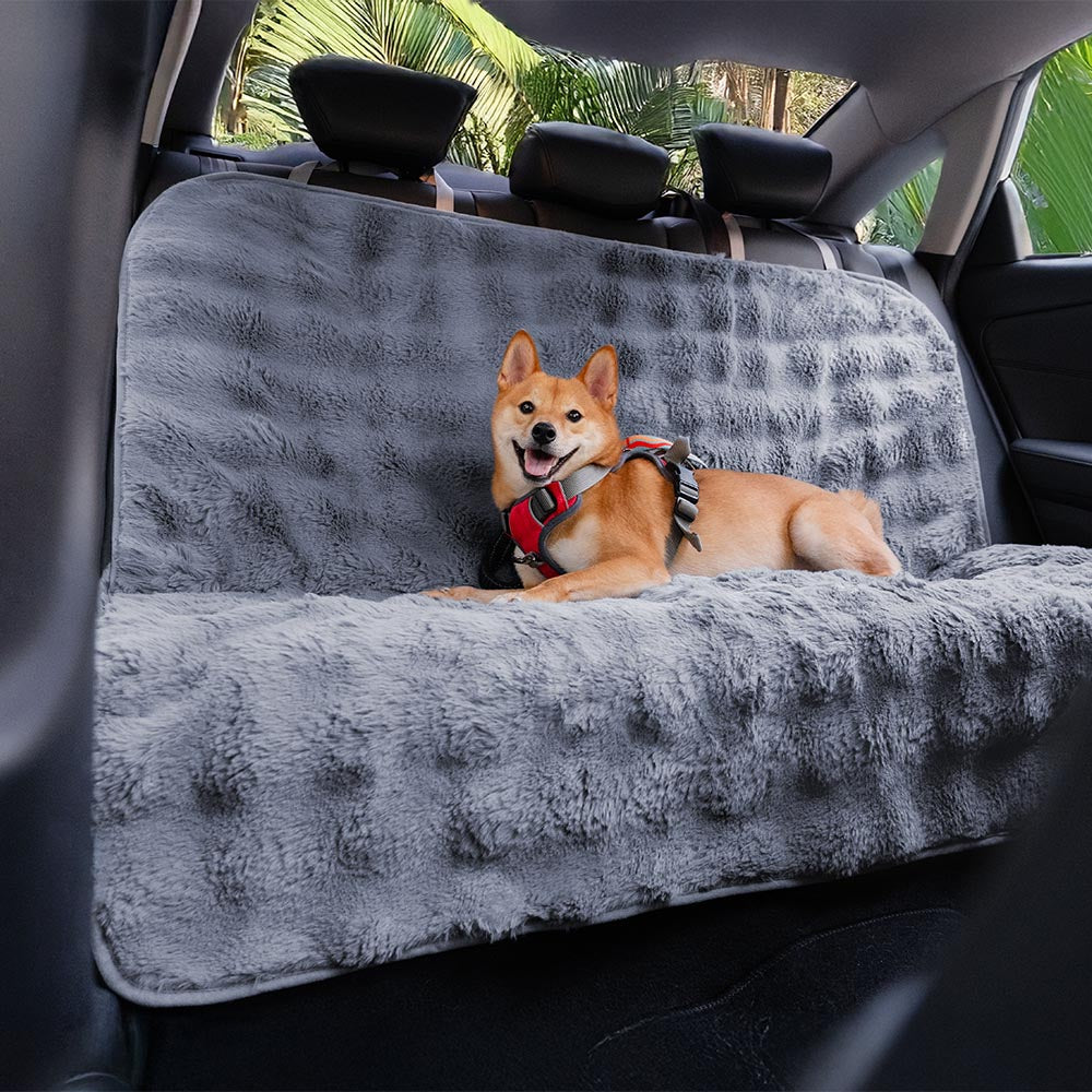Safety Sofa Fluffy Cozy Calming Pet Blanket Car Seat Protector Cover- Surestep