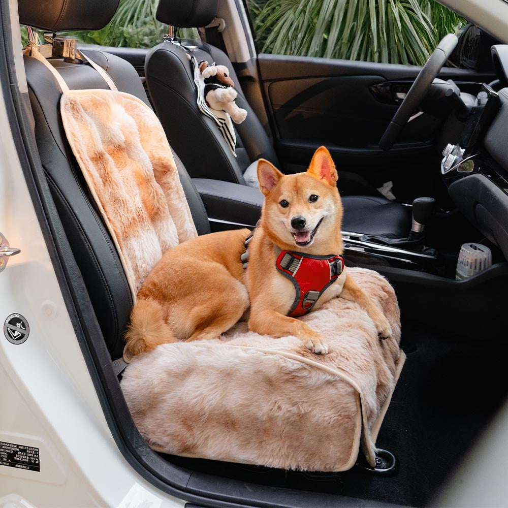 Safety Sofa Fluffy Cozy Calming Pet Blanket Car Seat Protector Cover- Surestep
