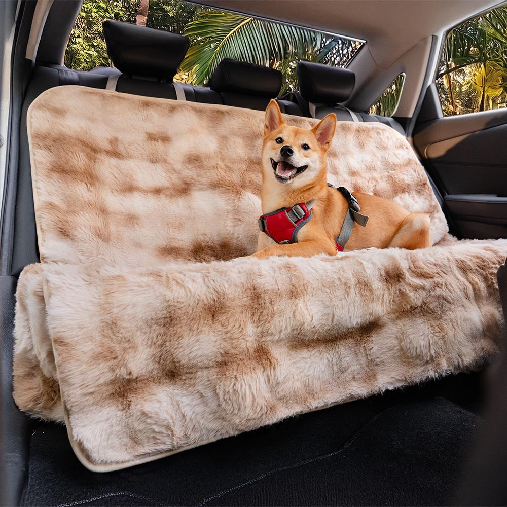 Safety Sofa Fluffy Cozy Calming Pet Blanket Car Seat Protector Cover- Surestep