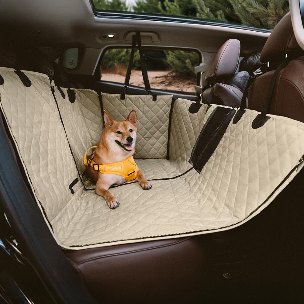 Safety Sofa Waterproof Multi-Use Car Dog Seat Cover – Convertible Back Seat Protector for Pets