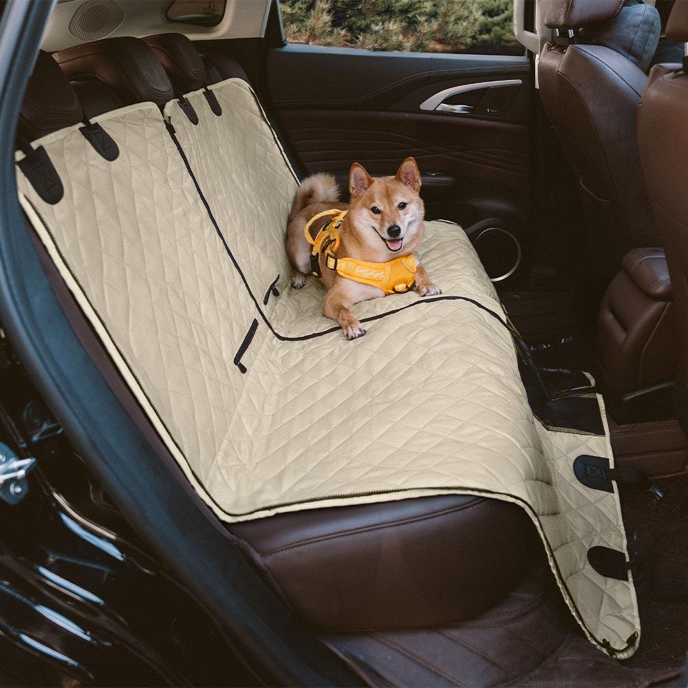 Safety Sofa Waterproof Multi-Use Car Dog Seat Cover – Convertible Back Seat Protector for Pets