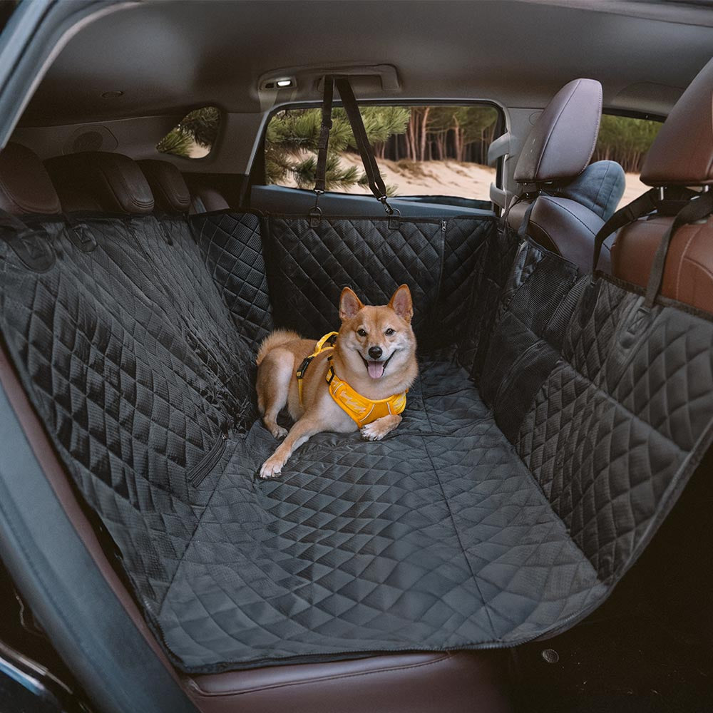 Safety Sofa Waterproof Multi-Use Car Dog Seat Cover – Convertible Back Seat Protector for Pets