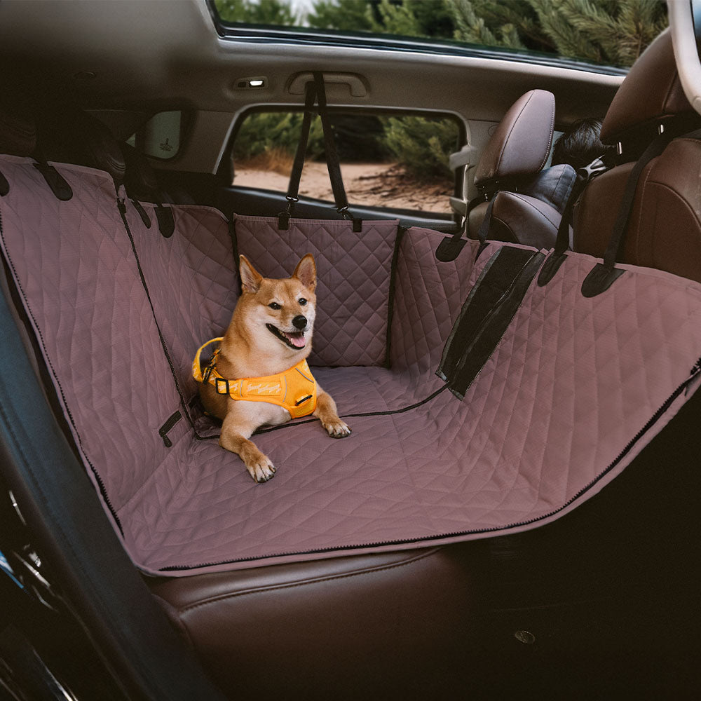 Safety Sofa Waterproof Multi-Use Car Dog Seat Cover – Convertible Back Seat Protector for Pets
