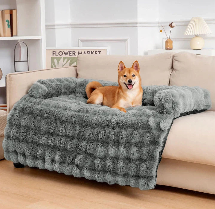 Fluffy Fuzzy Calming Dog Bed Sofa Protector Pet Mat