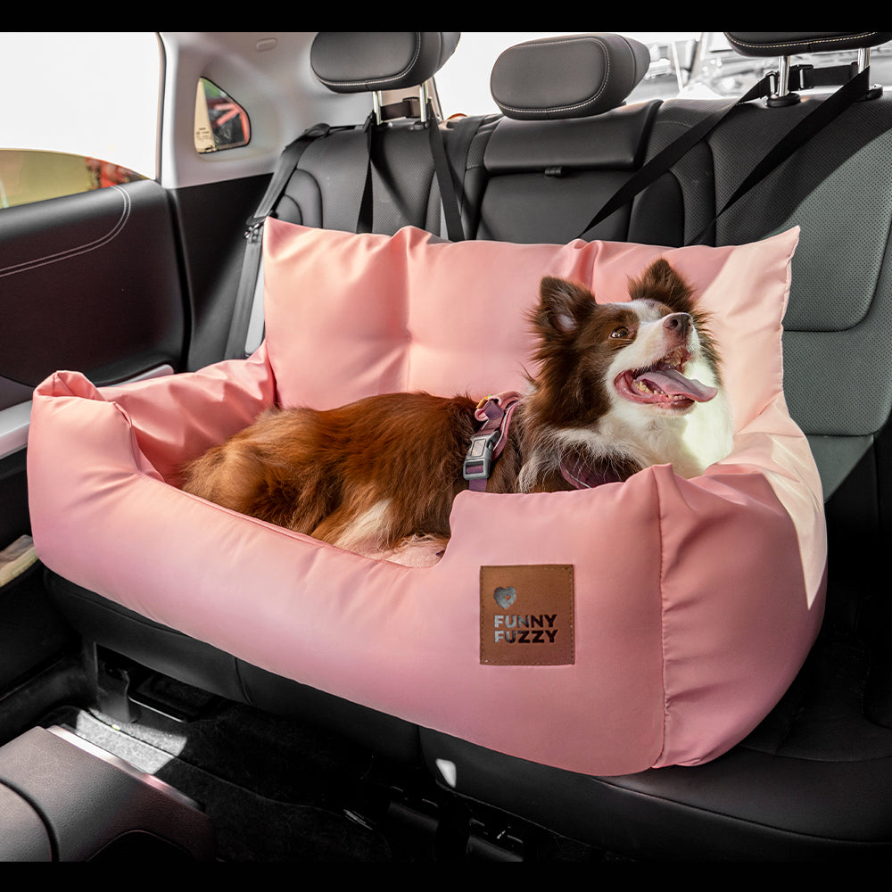 Pet Travel Bolster Safety Waterproof Medium Large Dog Car Back Seat Bed