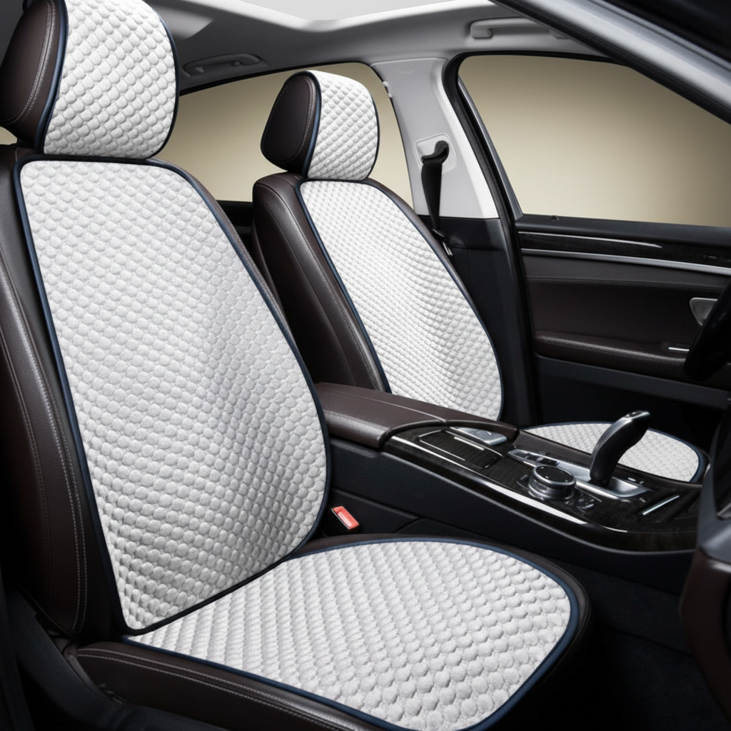 Safety Sofa Ice Silk Cooling Breathable Car Seat Protective Front Car Seat Cover