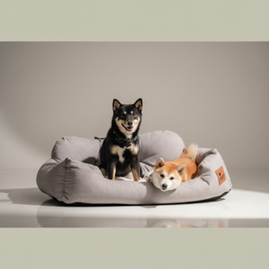 Pet Travel Bolster Safety Medium Large Dog Car Back Seat Bed