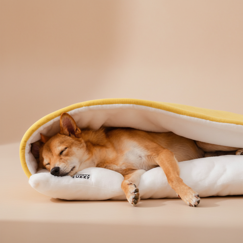 Pet Extremely Soft Fuzzy Puppy Sleeping Bag Dog Bed