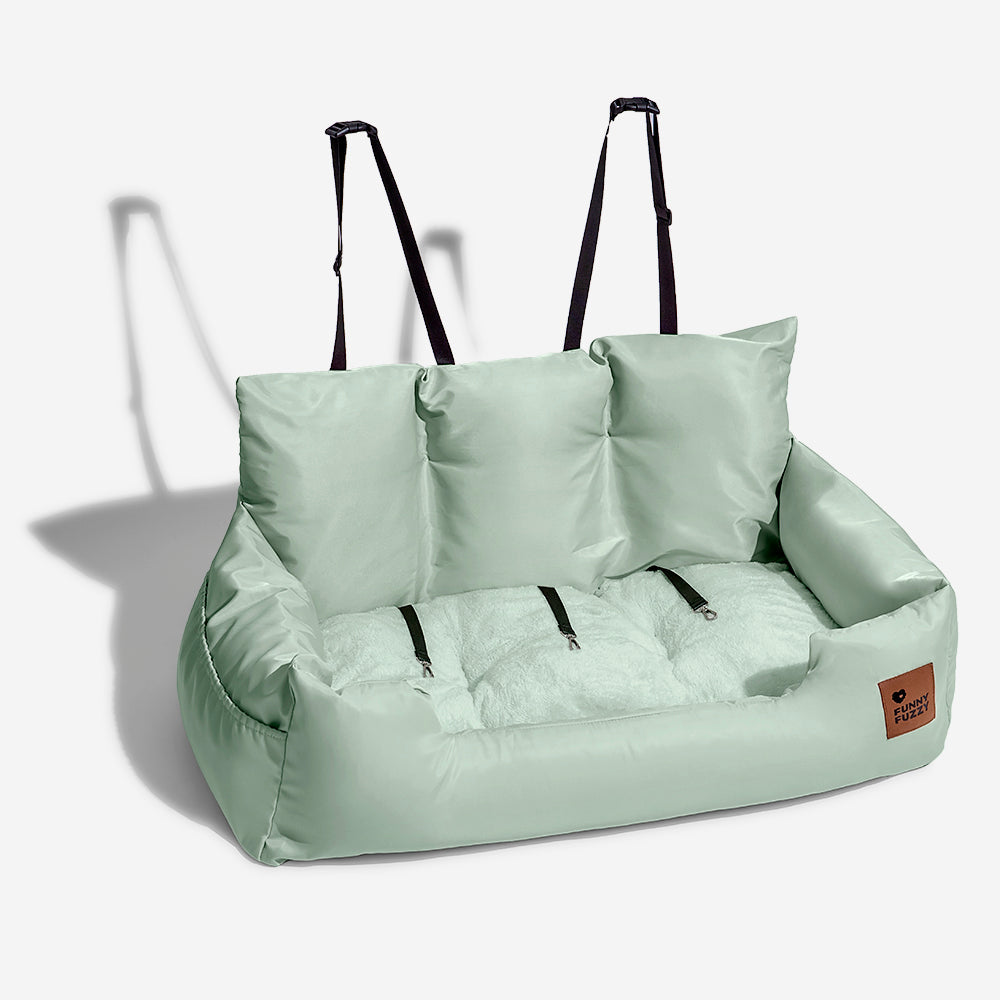 Pet Travel Bolster Safety Medium Large Dog Car Back Seat Bed