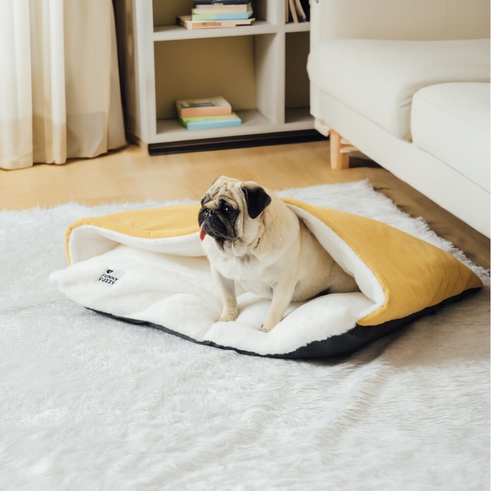 Pet Extremely Soft Fuzzy Puppy Sleeping Bag Dog Bed
