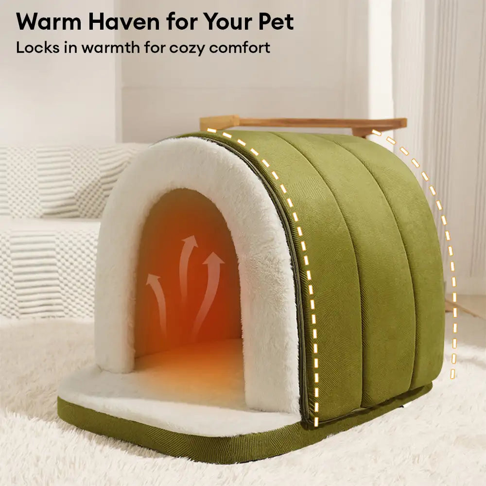 Pet Cave-Style Warm Deep Sleeping Snug Cat Cave Dog House
