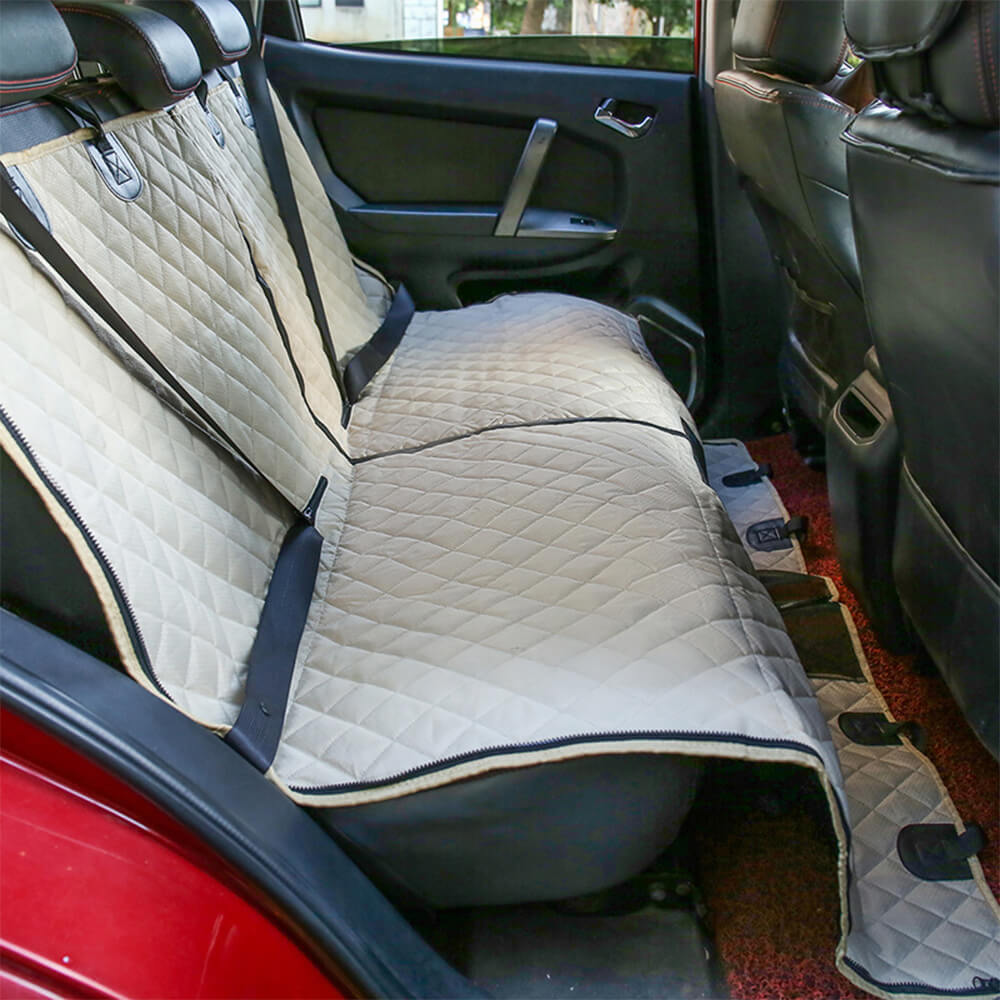 Safety Sofa Waterproof Multi-Use Car Dog Seat Cover – Convertible Back Seat Protector for Pets